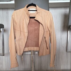 ILLIA Light TAN Leather Jacket